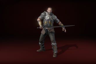 ready animated 3d character model, 4k texture, ik fk control rig, cloth simulate