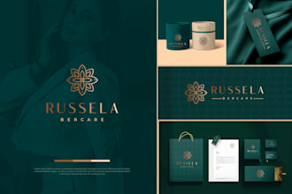 do highly modern minimal and luxury business logo designs