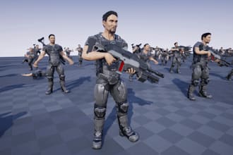 premium ue5 game character, game asset, 4k texture, ue5 rig, animate, unity, aaa