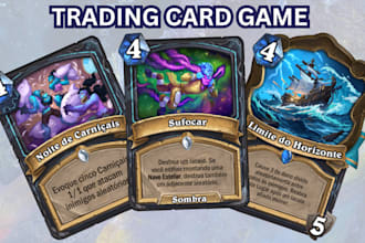 create trading card game design tabletop tcg ccg card template icon illustration