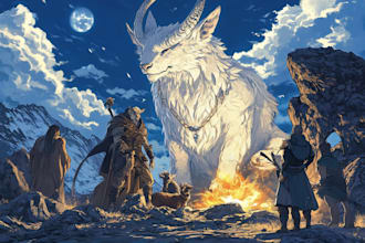 paint your fantasy animals or full dnd party
