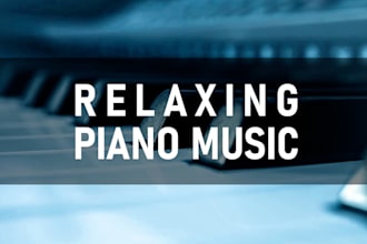 compose piano music for relaxing