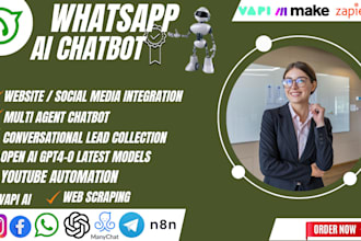 build whatsapp chatbot using whatsapp bot api manychat and chatrace facebook bot