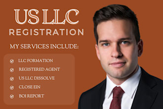 file your US llc, ein, dba amendment or dissolve your llc fast