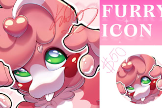 draw chibi furry icon