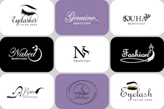 do luxury beauty, cosmetics, skincare, floral, natural logo