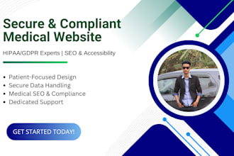 build trusted medical website hipaa, gdpr, accessibility