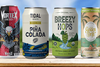 do beer, energy drink, can,seltzer beverage, soda, drinks, juice label or logo