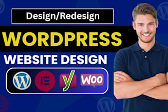design personal, ecommerce, business, restaurant, agency, blog wordpress website