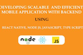 develop a high performance web using react node