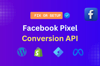 setup facebook pixel conversion API server side tracking for shopify store