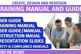 be your online course content creator training manual and guide workbook ppt