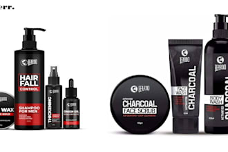 design professional cosmetic, supplement label and packaging