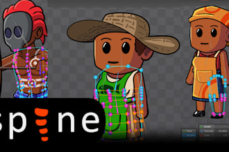 create 2d game objects, characters, and animation