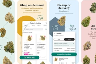 develop alcohol delivery app, cbd delivery, marijuana delivery app, delivery app