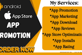 do IOS, andriod and dating app promotion to increase downloads, users and review
