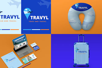 design minimalist logo, brand style guides and brand identity with branding kit