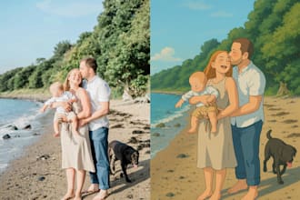 create animated portrait art from your photo in studio quality