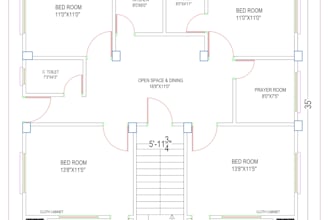 do 2d floor plan, architectural plan, cad drafting