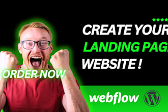 build responsive proffesional website with webflow