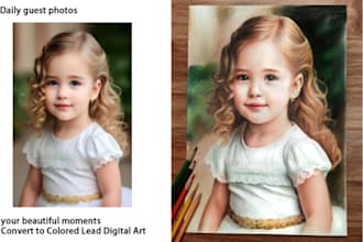 draw your perfect portrait with colored pencils
