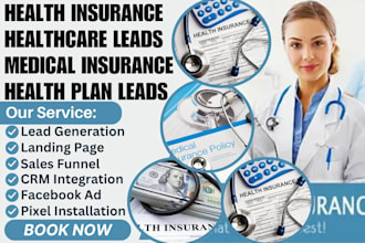 generate health insurance leads healthcare medical health insurance plan leads