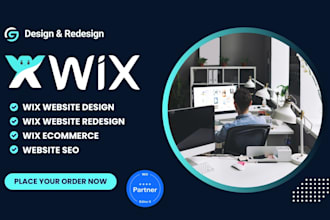 design wix website or redesign wix website or wix seo or wix studio website