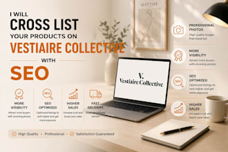 cross list your products on vestiaire collective with SEO