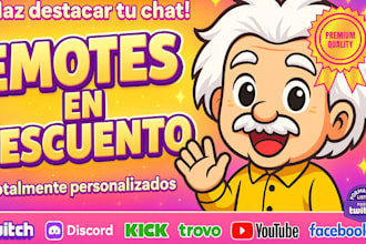 emotes or badges for twitch, discord, kick, youtube and more