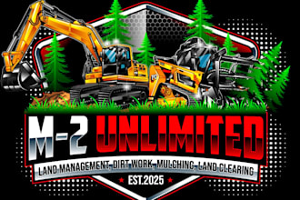 design wonderful land clearing logo