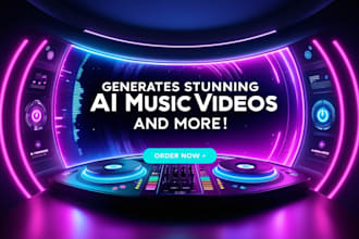 generate stunning ai music, ai videos, and more