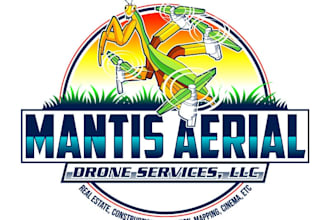 design modern drone logo