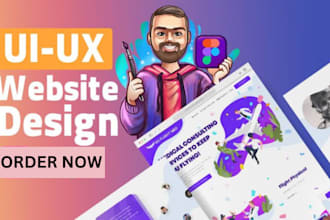 do figma design website, website mockup, website design figma, website ui ux