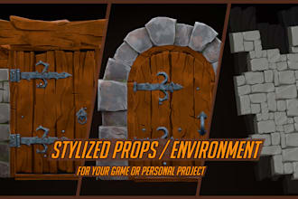 do 3d stylized props for your games
