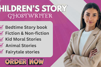 be children book ghost writer storybook moral story bedtime story fairy tales