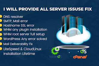 setup your vps or dedicated server here whm cpanel