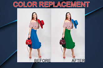 professionally correct or replace colors in your images