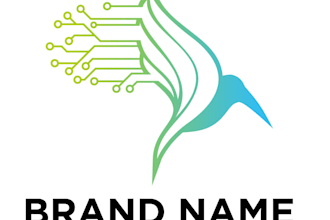 design unique technology logo