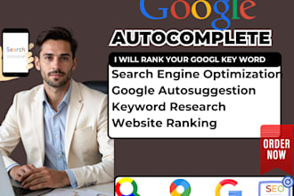 do google autocomplete and keyword research for SEO success, key word ranking