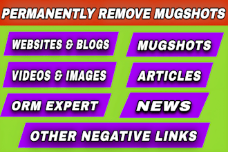 permanently delete mugshots infringing content with dmca notice