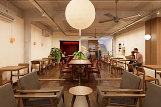 design your small cafe space