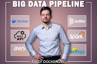 build a dockerized big data pipeline using spark and hadoop
