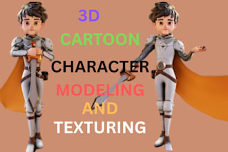 stylized 3d cartoon character 3d blender game character animation video genesis9