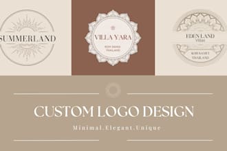 design a minimalist real estate logo with letters