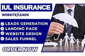 iul insurance leads iul insurance website landing page life insurance leads