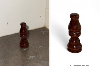 edit natural white background pictures with natural shadows