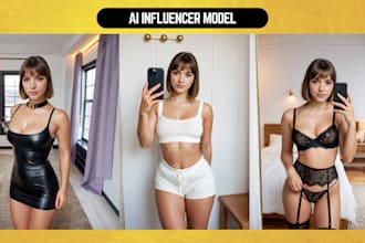 realistic ai influencer model for instagram, fanvue, onlyfans
