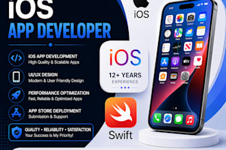 develop or fix your ios app using swift
