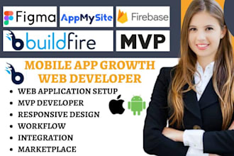 build firebase appmysite buildfire webview mvp marketplace mobile application va