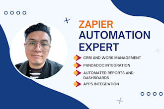 setup zapier zap and your CRM to automate your business